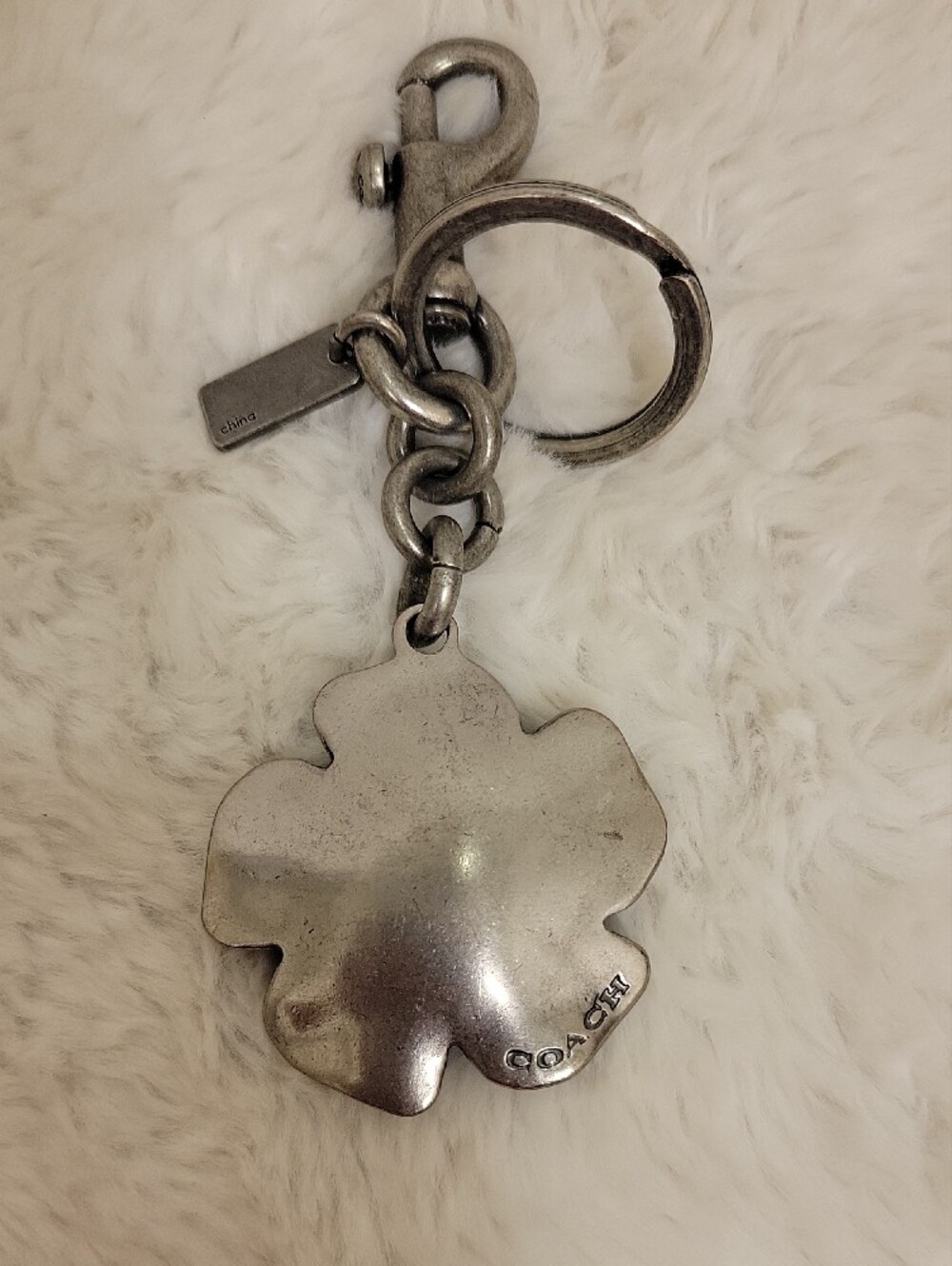 COACH floral Key Chain - Picture 4 of 5
